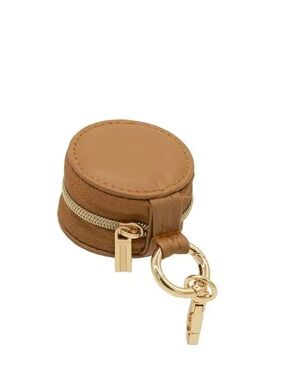 Simply Southern Brown Round Ring & Jewelry Holder with Gold Hardware Accent